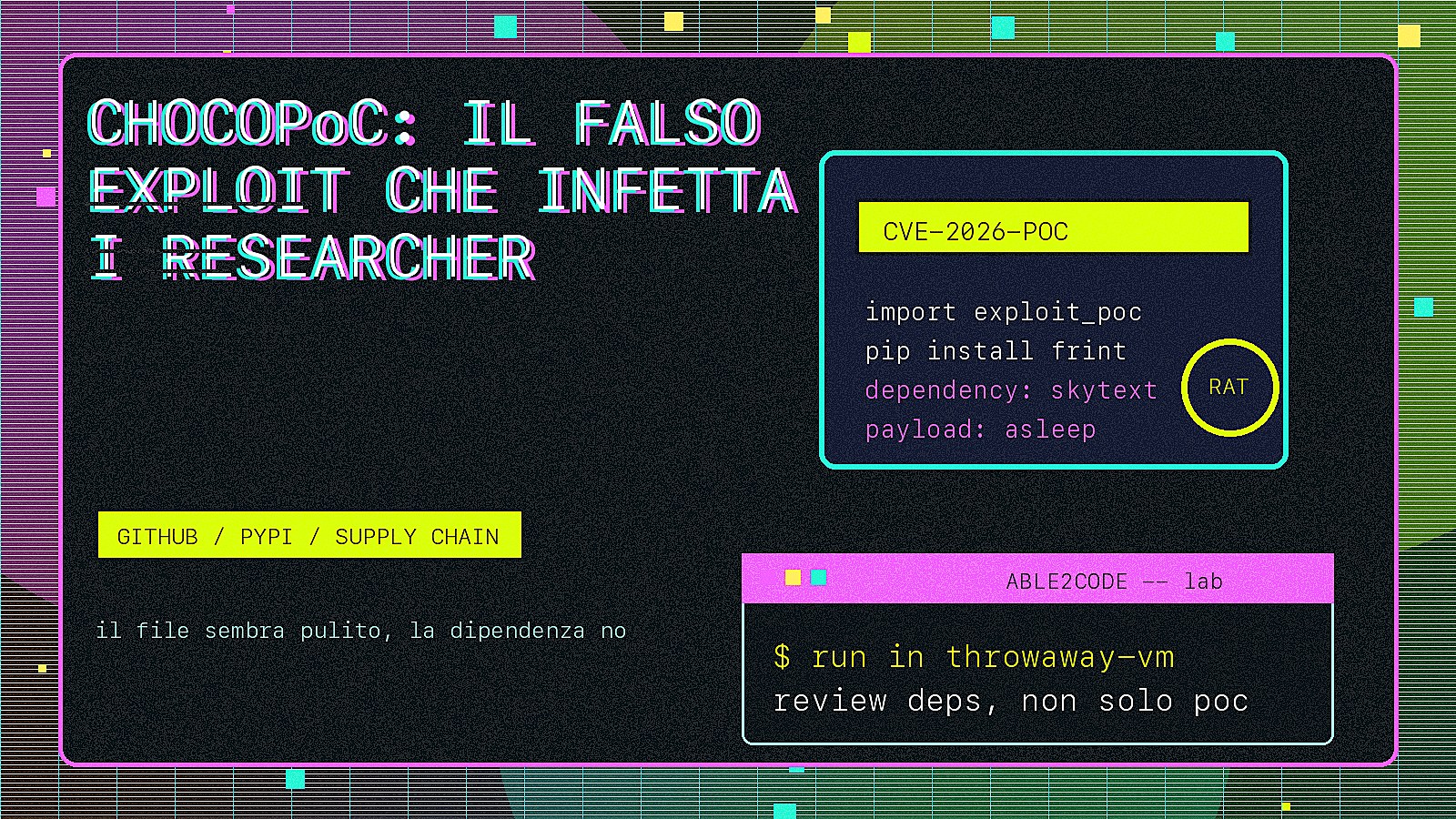ChocoPoC: il finto exploit GitHub che infetta chi fa security