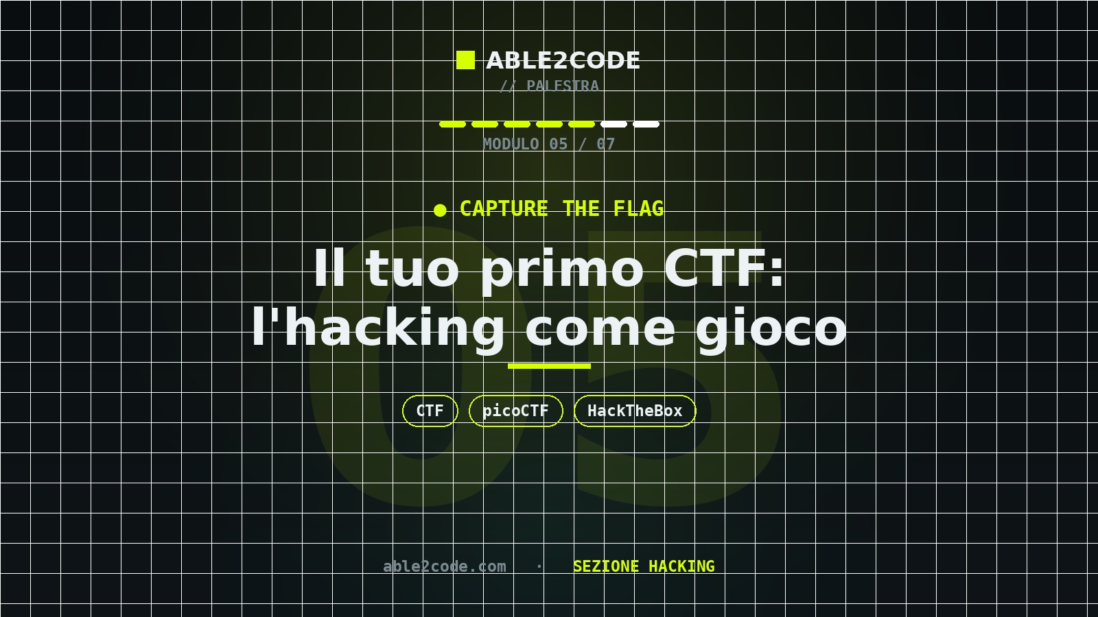 Il tuo primo CTF: come funziona una gara di hacking e da dove partire